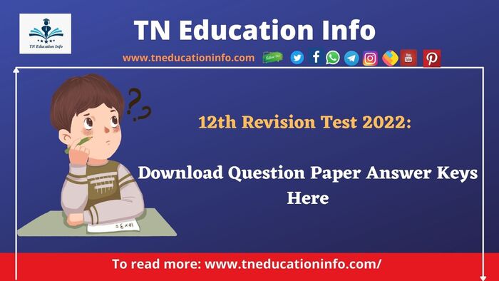 12th Question Paper Download Here
