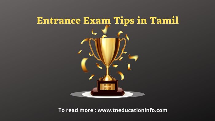 Entrance Exam Tips in Tamil 